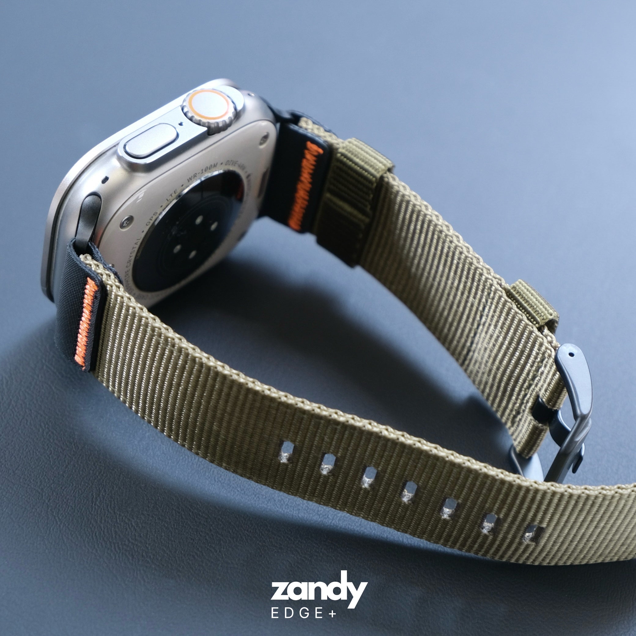 EDGE+【ミッションナイロンバンド】B078 アップルウォッチバンド ナイロンベルト アウトドア Apple Watch