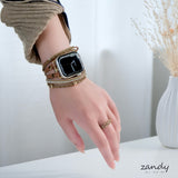新色追加！【レザーブレスレットバンド】B003 アップルウォッチバンド 革ブレスレットベルト ハンドメイド  Apple Watch