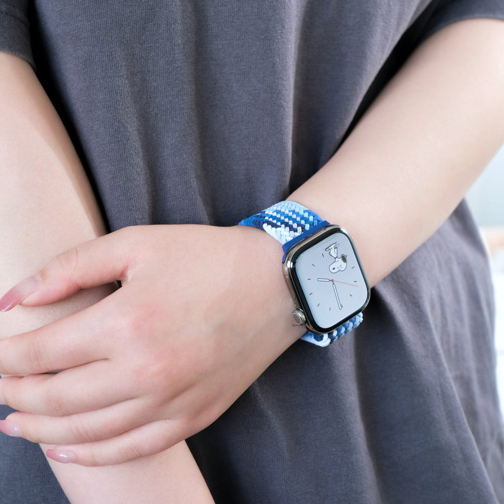 【マルチ編み込みナイロンループ】B011 アップルウォッチバンド ナイロンベルト 編み込みループ Apple Watch