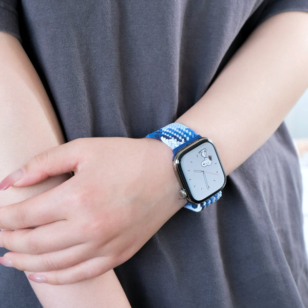 【マルチ編み込みナイロンループ】B011 アップルウォッチバンド ナイロンベルト 編み込みループ Apple Watch