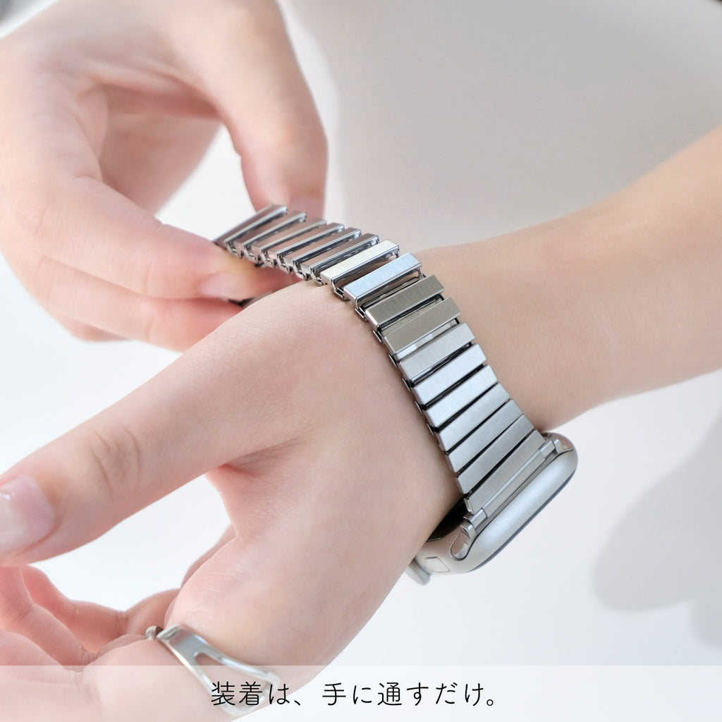 POP UP先行商品！【ステンレスループバンド】B076 アップルウォッチバンド ステンレスベルト ループバンド Apple Watch