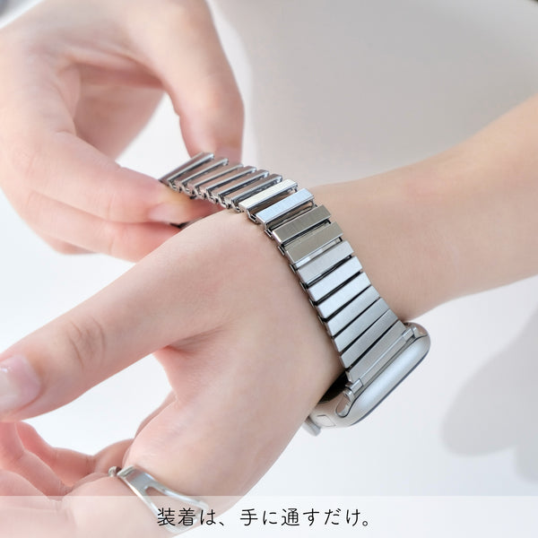 POP UP先行商品！【ステンレスループバンド】B076 アップルウォッチバンド ステンレスベルト ループバンド Apple Watch