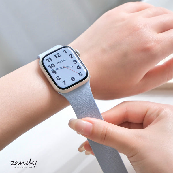 新色登場！【ライムゼストマグバンド】B066 アップルウォッチバンド シリコンベルト マグネット留め Apple Watch