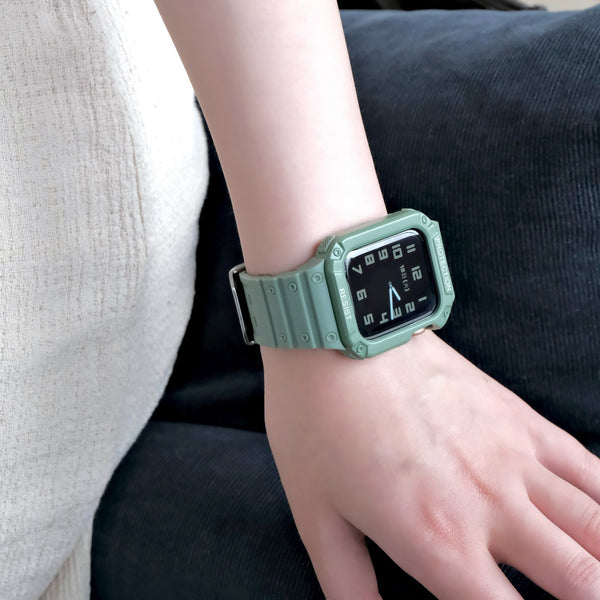 限定カラー！【スポーツ一体式バンド】A005 アップルウォッチバンド 一体式ベルト Apple Watch