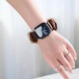 【シアーシフォンシュシュバンド】B073 アップルウォッチバンド シュシュベルト Apple Watch