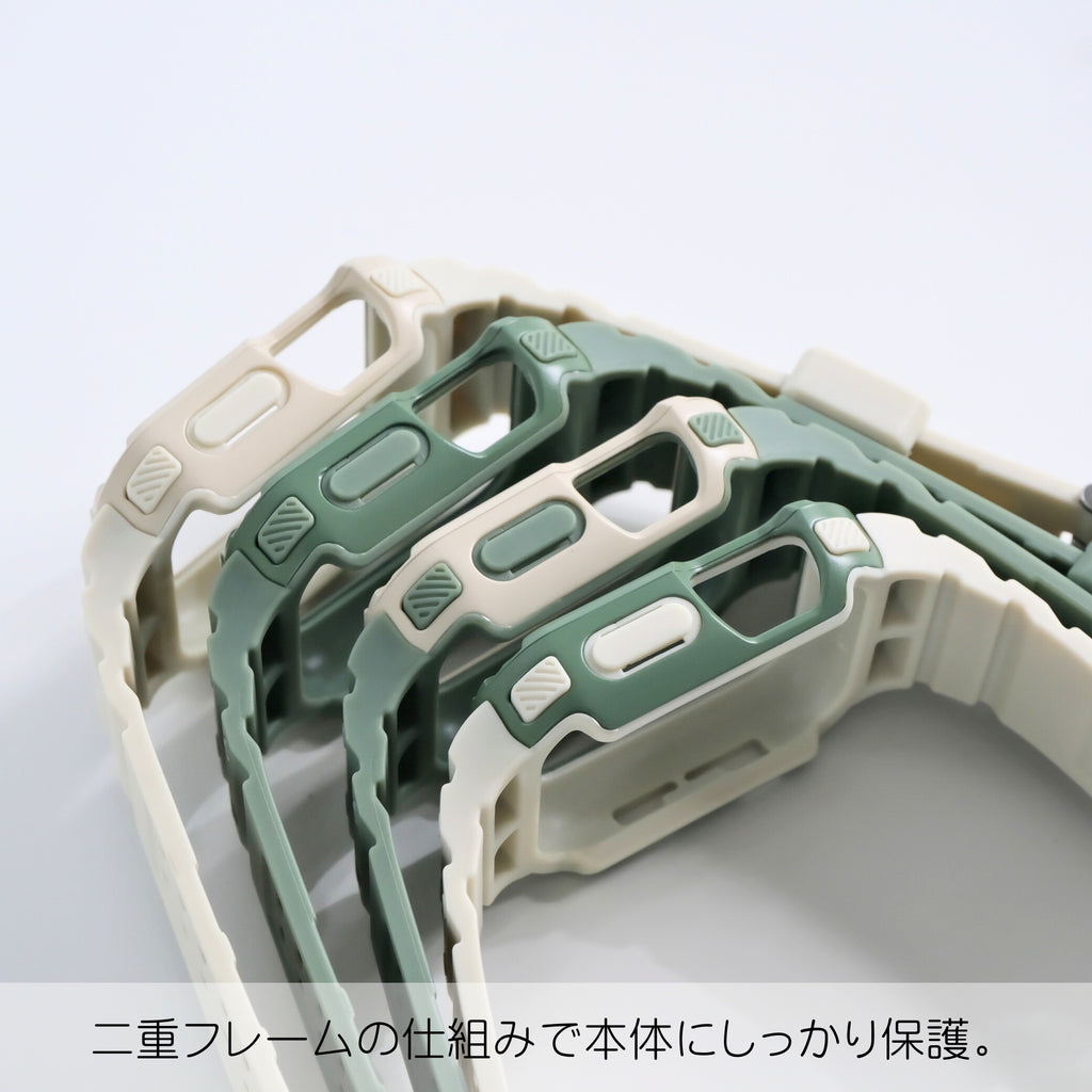 限定カラー！【スポーツ一体式バンド】A005 アップルウォッチバンド 一体式ベルト Apple Watch