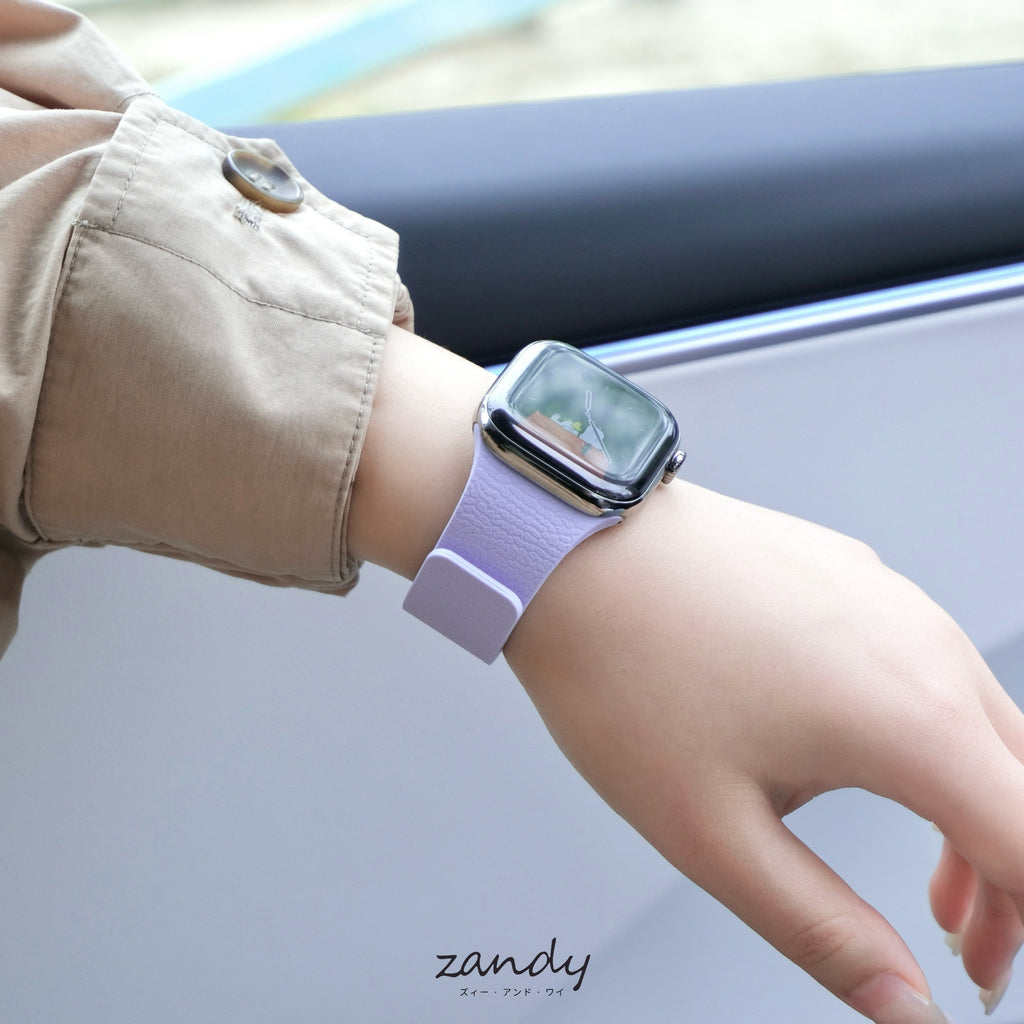 新色登場！【ライムゼストマグバンド】B066 アップルウォッチバンド シリコンベルト マグネット留め Apple Watch