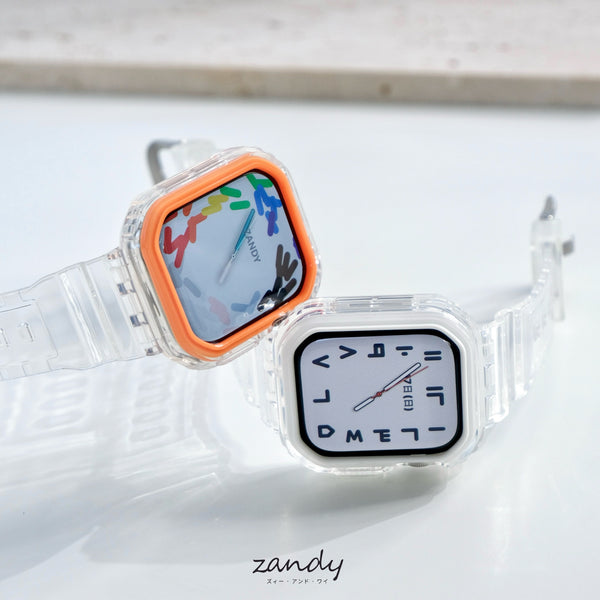 【エアクリアケース一体式バンド】A015 アップルウォッチバンド 一体式ベルト Apple Watch 10/11専用モデル