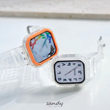 【エアクリアケース一体式バンド】A015 アップルウォッチバンド 一体式ベルト Apple Watch 10/11専用モデル