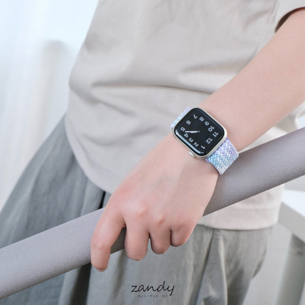 【マルチ編み込みナイロンループ】B011 アップルウォッチバンド ナイロンベルト 編み込みループ Apple Watch