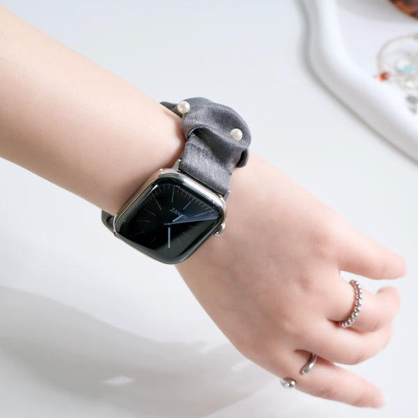 【パールグロウシュシュバンド】B074アップルウォッチバンド シュシュベルト Apple Watch