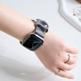 【パールグロウシュシュバンド】B074アップルウォッチバンド シュシュベルト Apple Watch