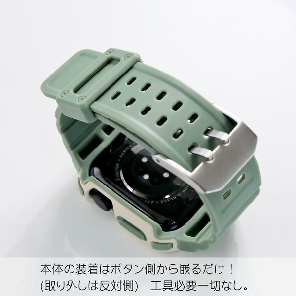 限定カラー！【スポーツ一体式バンド】A005 アップルウォッチバンド 一体式ベルト Apple Watch