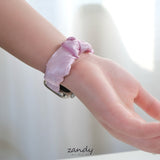 【サテンシュシュバンド】B075 アップルウォッチバンド シュシュベルト Apple Watch