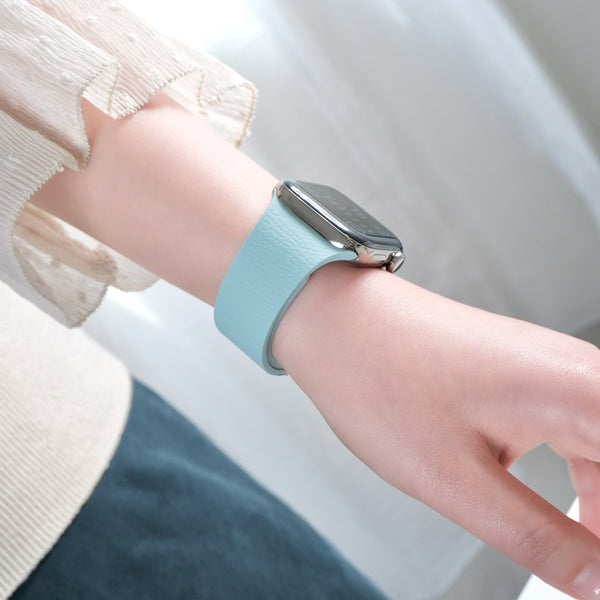 新色登場！【ライムゼストマグバンド】B066 アップルウォッチバンド シリコンベルト マグネット留め Apple Watch