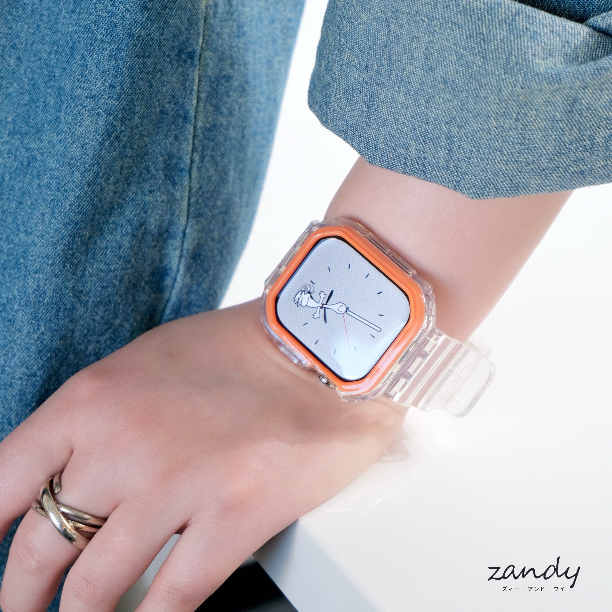 【エアクリアケース一体式バンド】A015 アップルウォッチバンド 一体式ベルト Apple Watch 10/11専用モデル