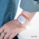 【エアクリアケース一体式バンド】A015 アップルウォッチバンド 一体式ベルト Apple Watch 10/11専用モデル