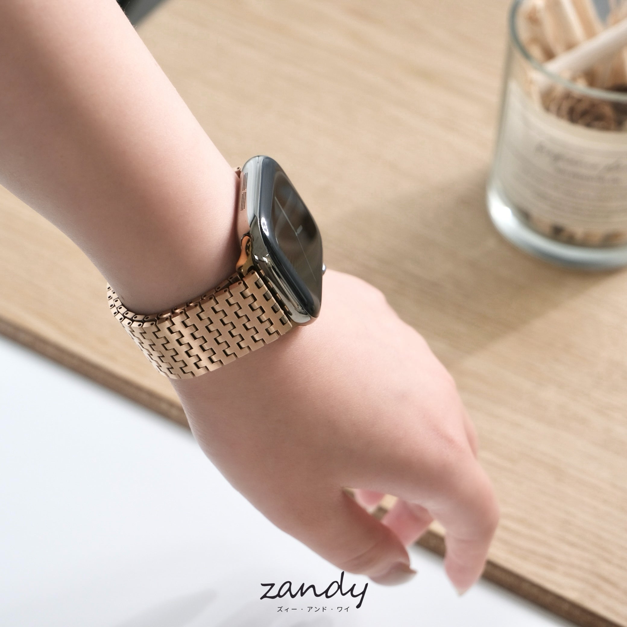 【モザイクループバンド】B068 アップルウォッチバンド マグネット ステンレスベルト Apple Watch