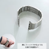 《EDGE+》【SET】B065/C012  Apple Watch エフォートレスブレスバンドBK＋ツートンフレームケースBK