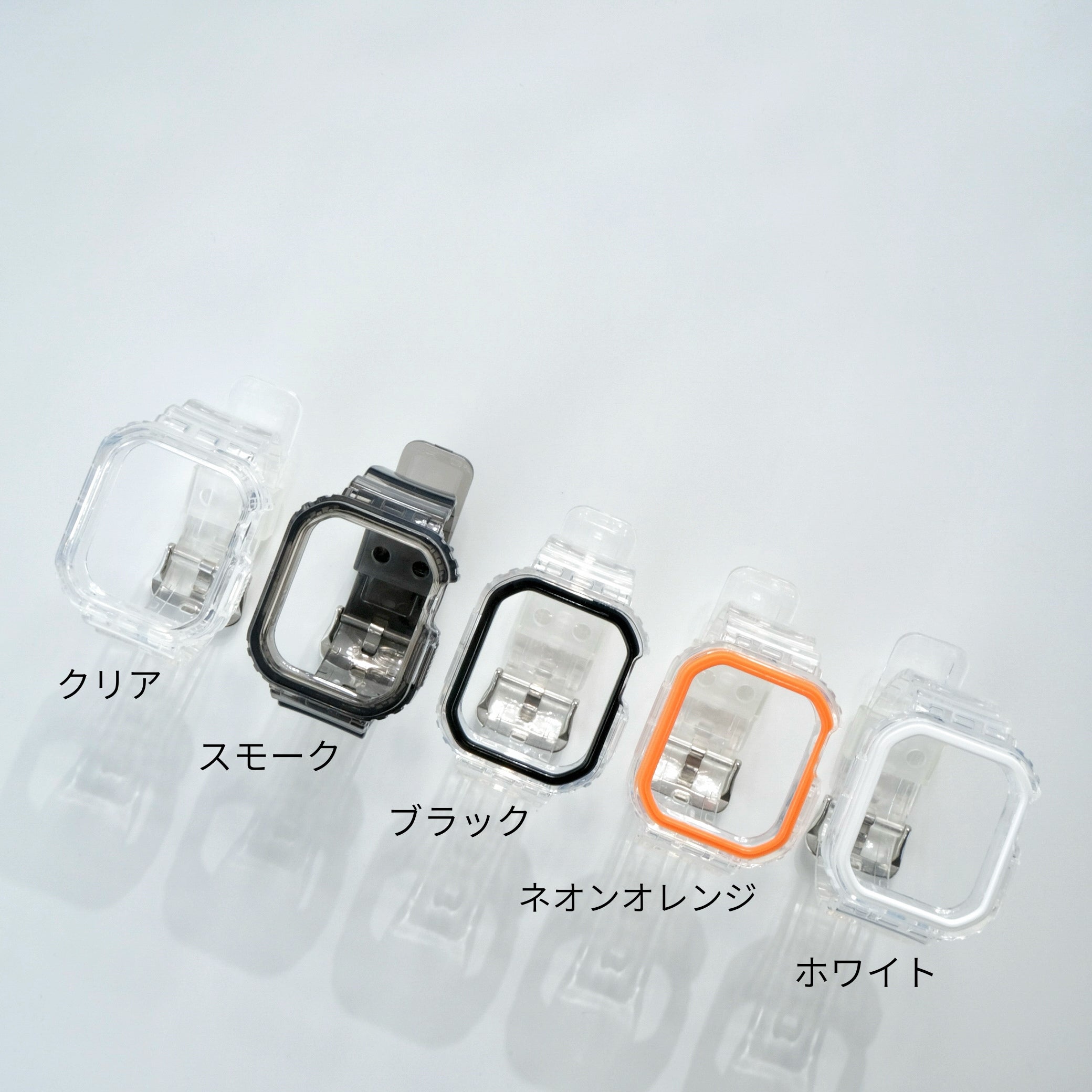 【エアクリアケース一体式バンド】A015 アップルウォッチバンド 一体式ベルト Apple Watch 10/11専用モデル