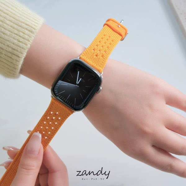 【クロシェ風ブレイドバンド】B077 アップルウォッチバンド ナイロンベルト Apple Watch