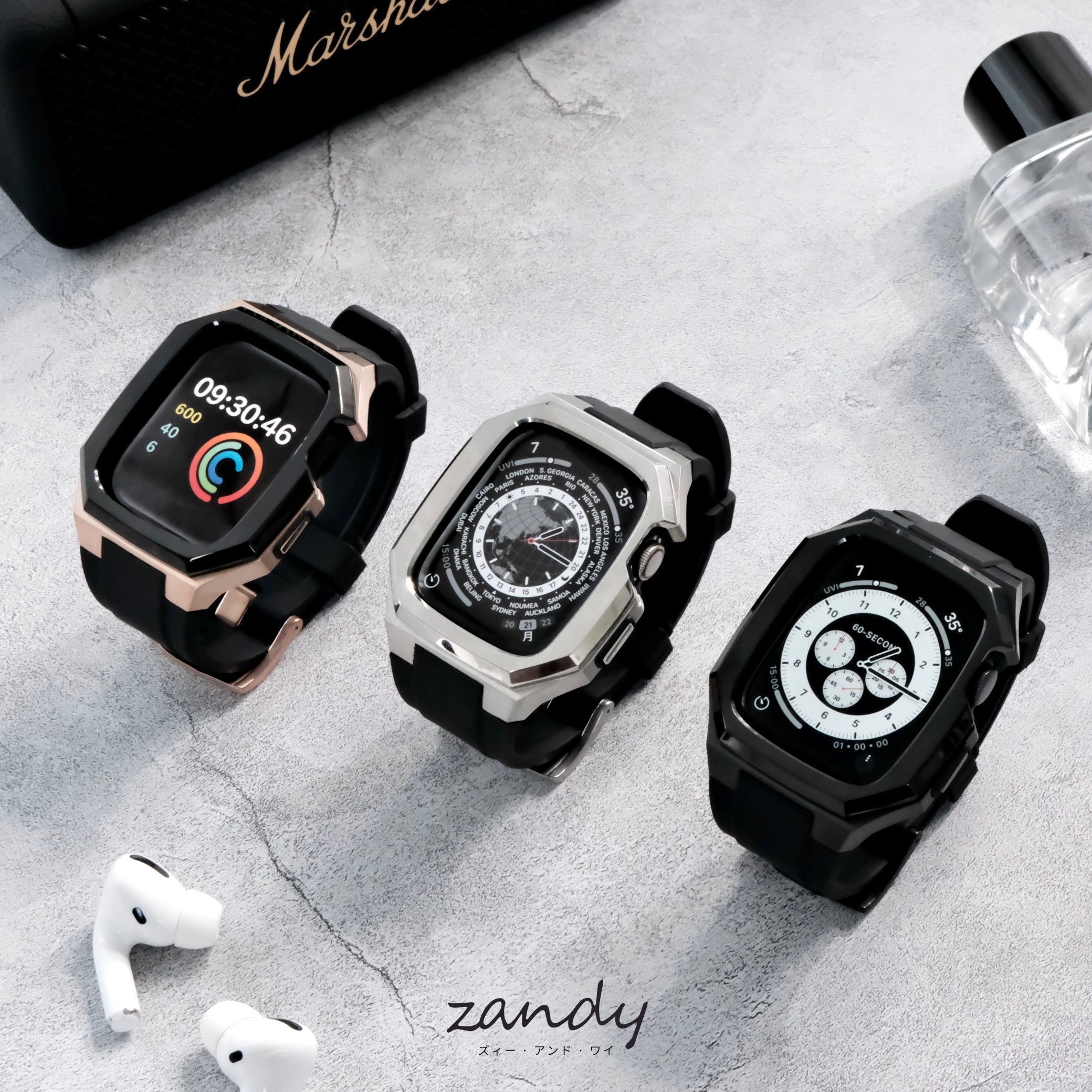 【ステンレスフレーム一体式バンド】アップルウォッチバンド 一体式ベルト Apple Watch