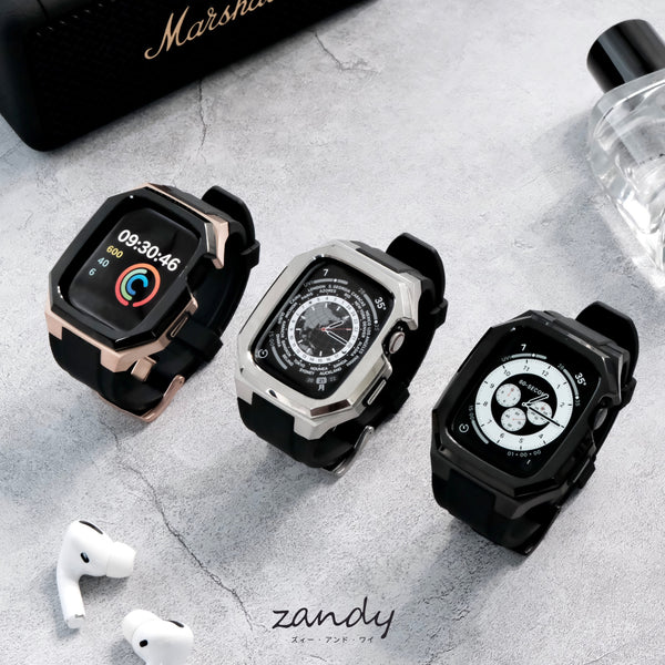 【ステンレスフレーム一体式バンド】アップルウォッチバンド 一体式ベルト Apple Watch