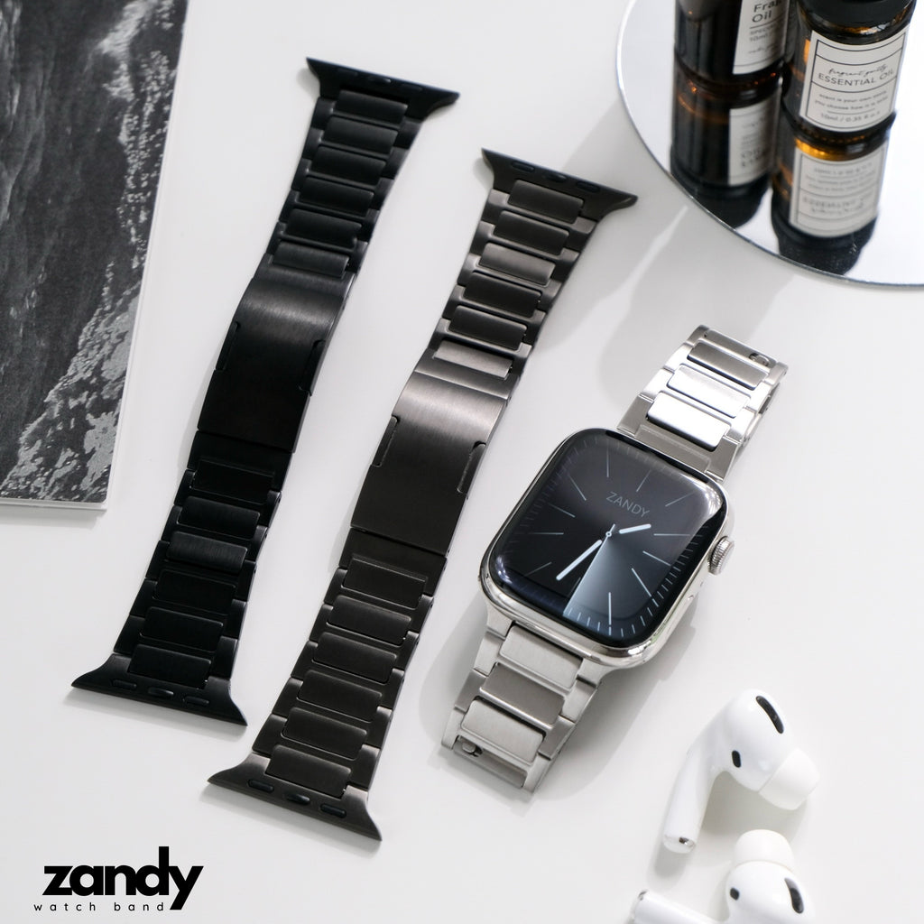 調整は10秒で終わり！【エフォートレススチールバンド】B064 アップルウォッチバンド ステンレスベルト Apple Watch