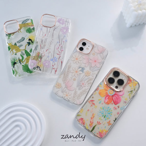 フラワーデザイン】iPhoneケース クリアケース – zandy(ズィー・アンド