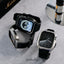 【ステンレスフレーム&TPU一体式バンド】ステンレスケース+TPUベルト 一体式ベルト Apple Watch