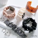 【パールグロウシュシュバンド】B074アップルウォッチバンド シュシュベルト Apple Watch