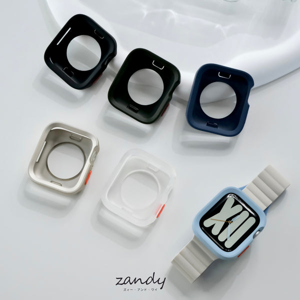【スクエアソフトフレームケース】アップルウォッチカバー ソフトフレーム Apple Watch