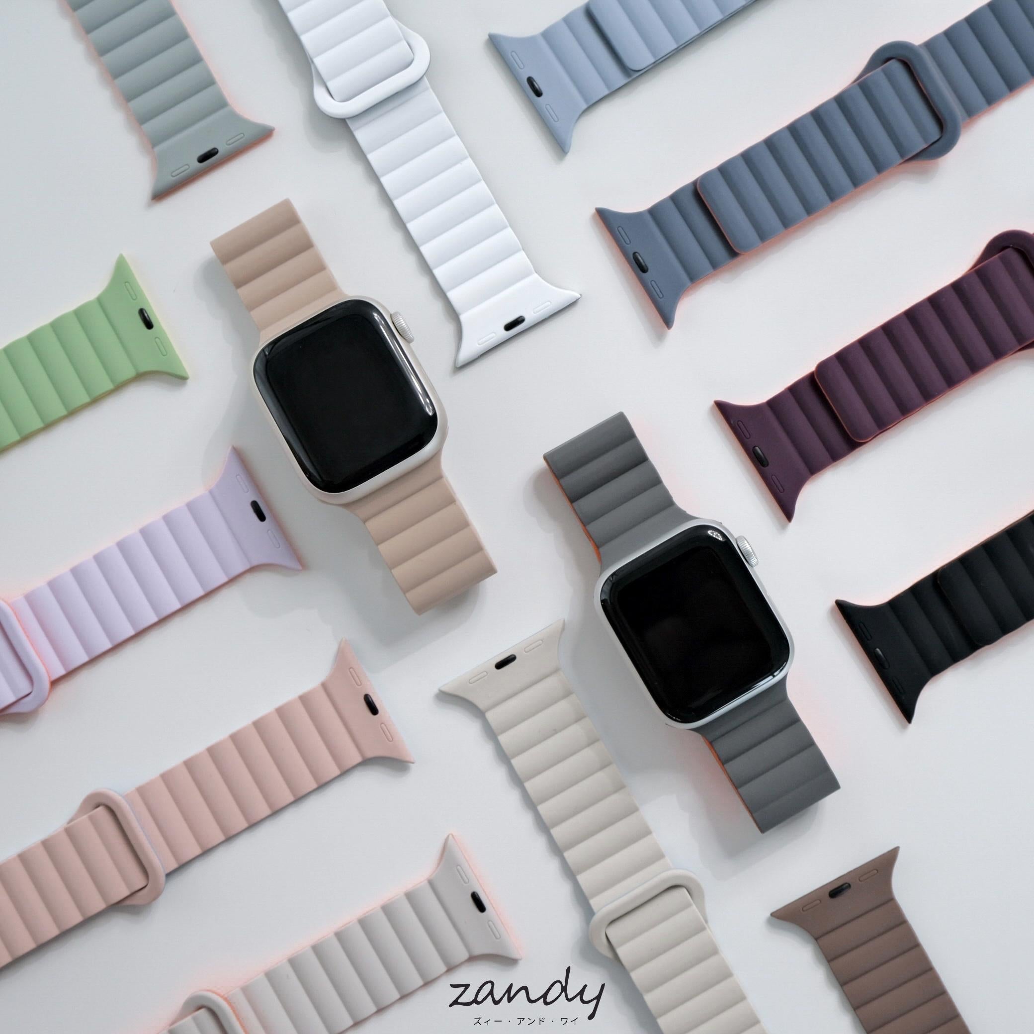 【マグネットシリコンループ】アップルウォッチバンド シリコンベルト Apple Watch メイン画像