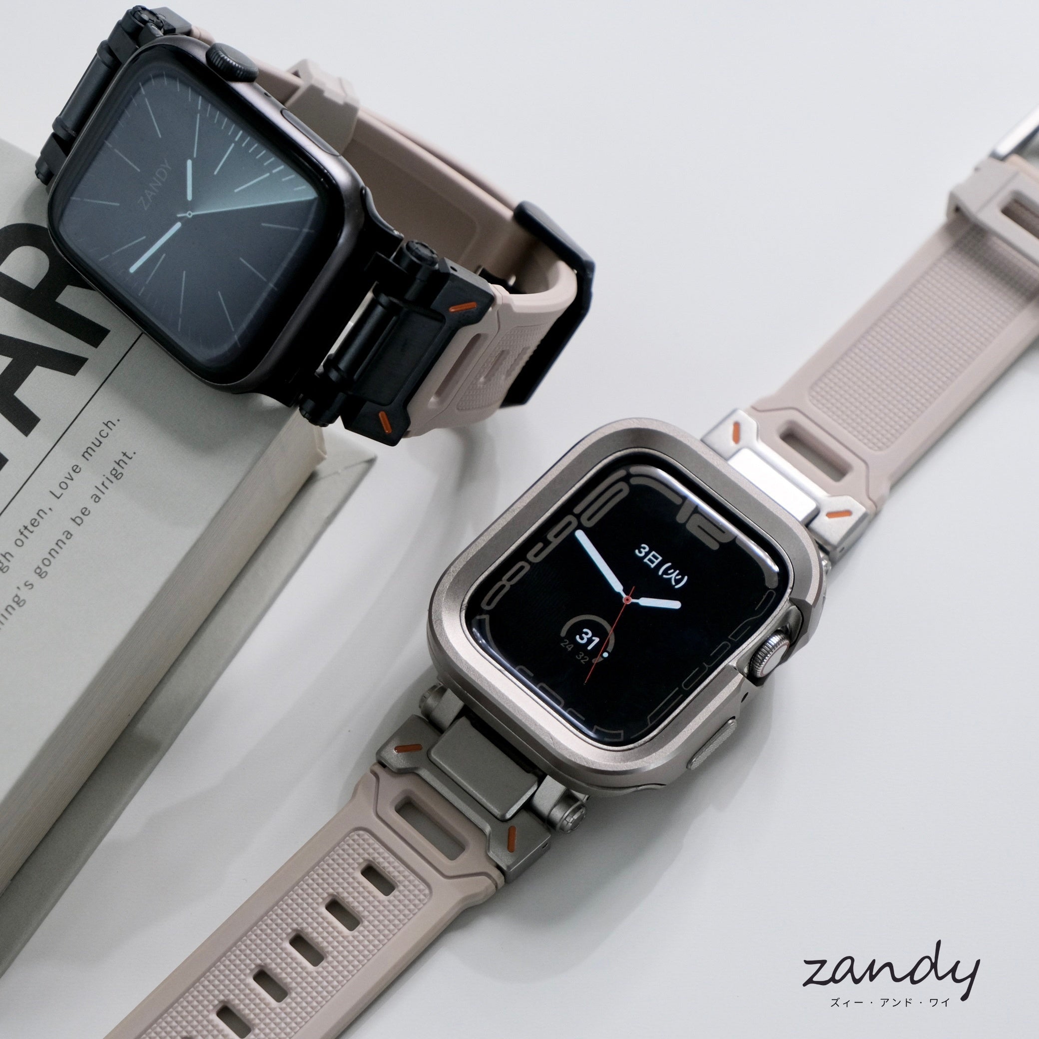 【ステンレスTPUバンド】B015 42/44/45/46/49mmサイズ限定！アップルウォッチバンド TPUデザインベルト  Apple Watch サブ画像