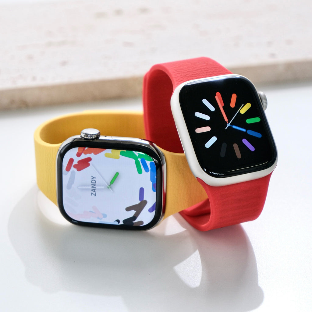 新色登場！【ライムゼストマグバンド】B066 アップルウォッチバンド シリコンベルト マグネット留め Apple Watch