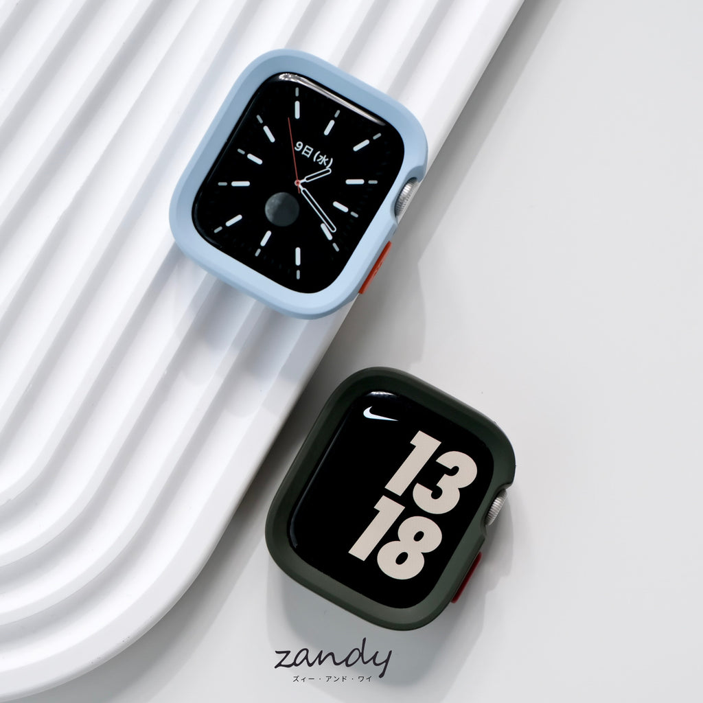 【スクエアソフトフレームケース】アップルウォッチカバー ソフトフレーム Apple Watch