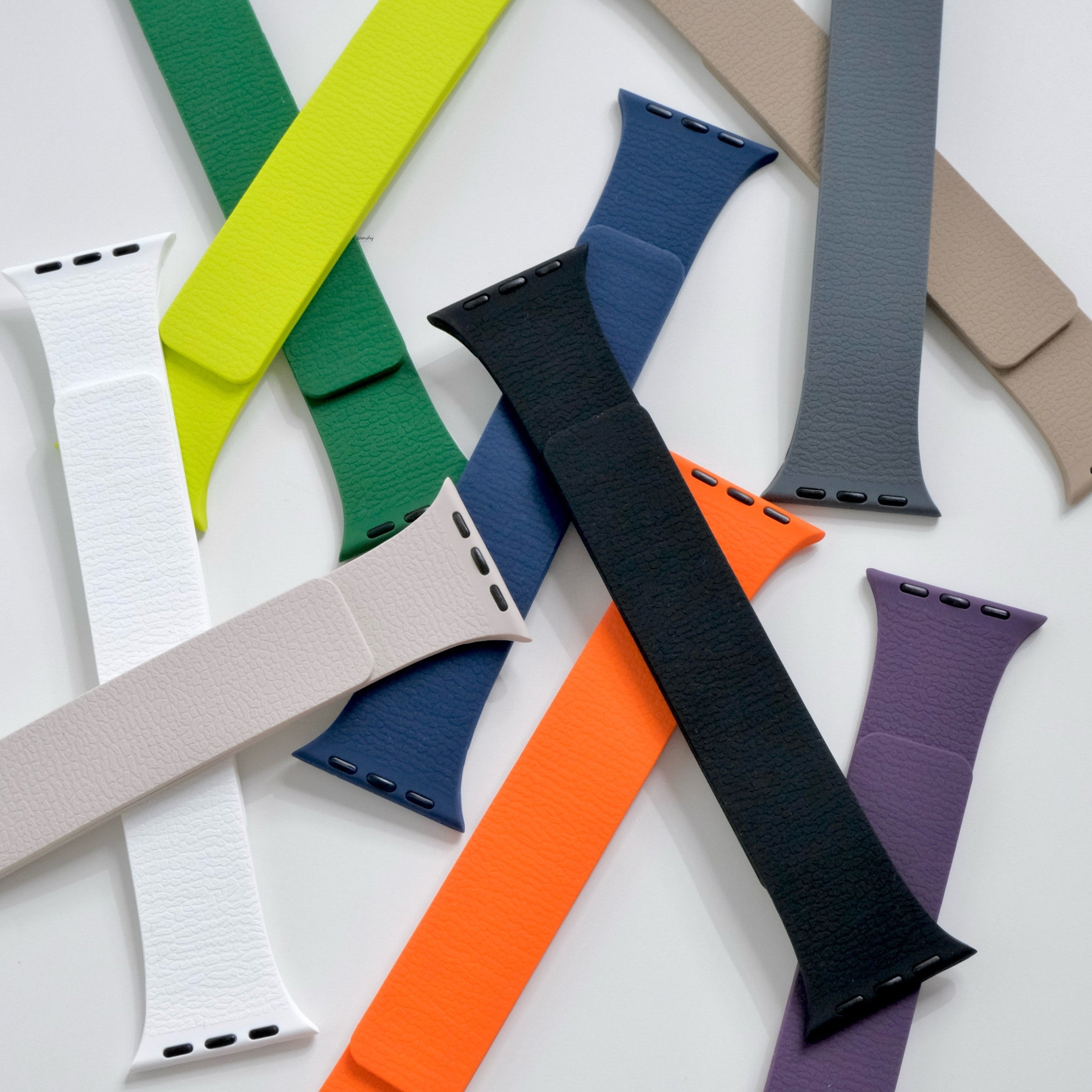 【ライムゼストマグバンド】B066 アップルウォッチバンド シリコンベルト マグネット留め Apple Watch サブ画像
