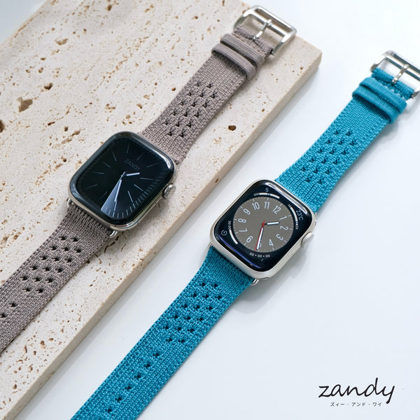 【クロシェ風ブレイドバンド】B077 アップルウォッチバンド ナイロンベルト Apple Watch