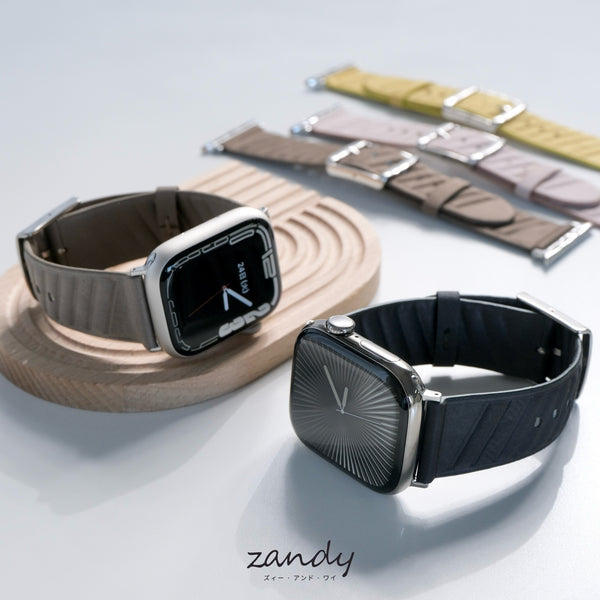 【ストライプバンド】 B062 アップルウォッチバンド ナイロン レザーベルト Apple Watch