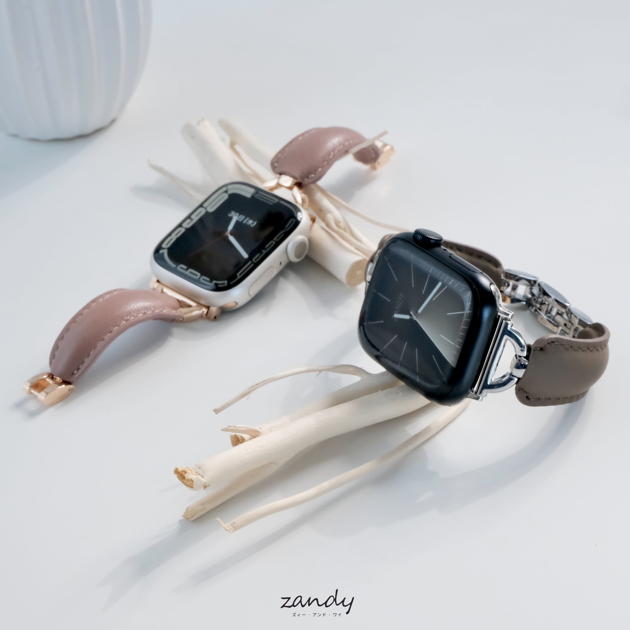 【レザーバックルブレスバンド】アップルウォッチバンド  レザーベルト Apple Watch