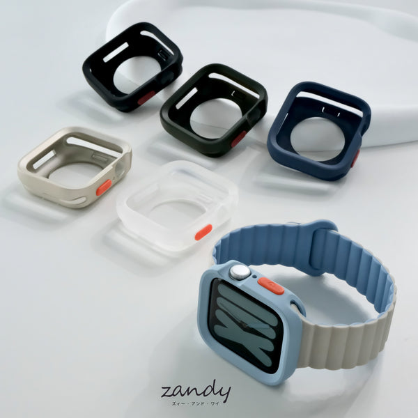 【スクエアソフトフレームケース】アップルウォッチカバー ソフトフレーム Apple Watch