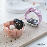 【サテンシュシュバンド】B075 アップルウォッチバンド シュシュベルト Apple Watch