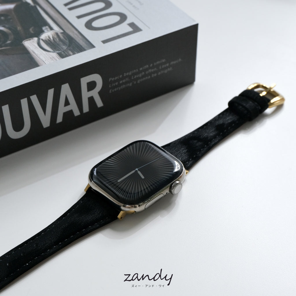 【デザインガラレザーバンド】B071 アップルウォッチバンド  レザーベルト Apple Watch