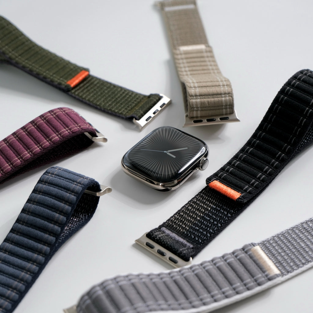 【ステッチナイロンループ】B050 アップルウォッチバンド ナイロンベルト Apple Watch