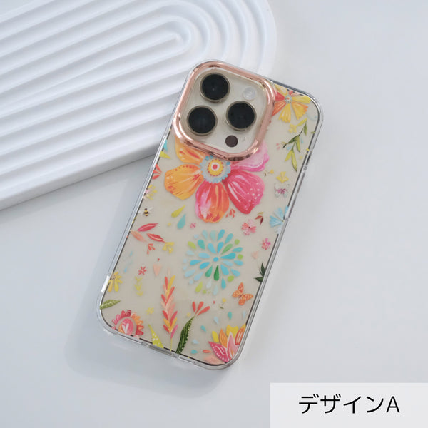 【フラワーデザイン】iPhoneケース クリアケース