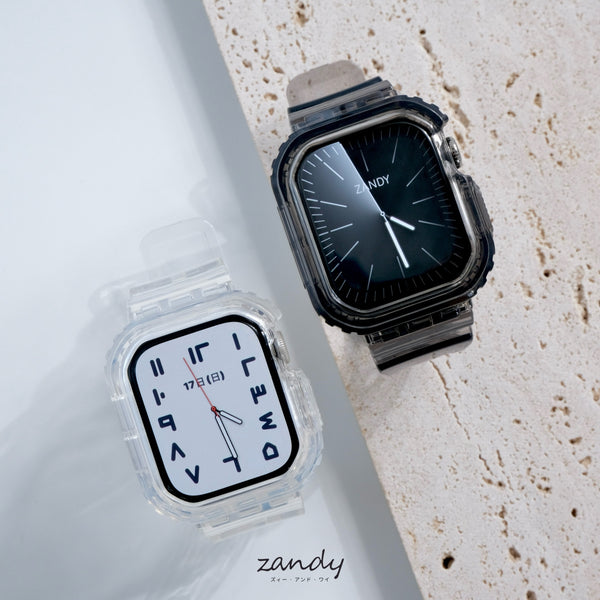 【エアクリアケース一体式バンド】A015 アップルウォッチバンド 一体式ベルト Apple Watch 10/11専用モデル