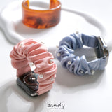 【パールグロウシュシュバンド】B074アップルウォッチバンド シュシュベルト Apple Watch