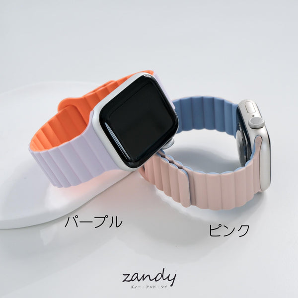 【マグネットシリコンループ】アップルウォッチバンド シリコンベルト Apple Watch