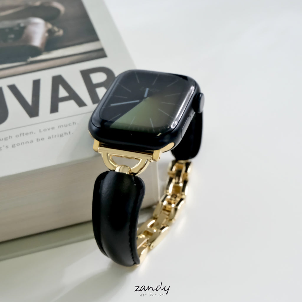 【レザーバックルブレスバンド】アップルウォッチバンド  レザーベルト Apple Watch