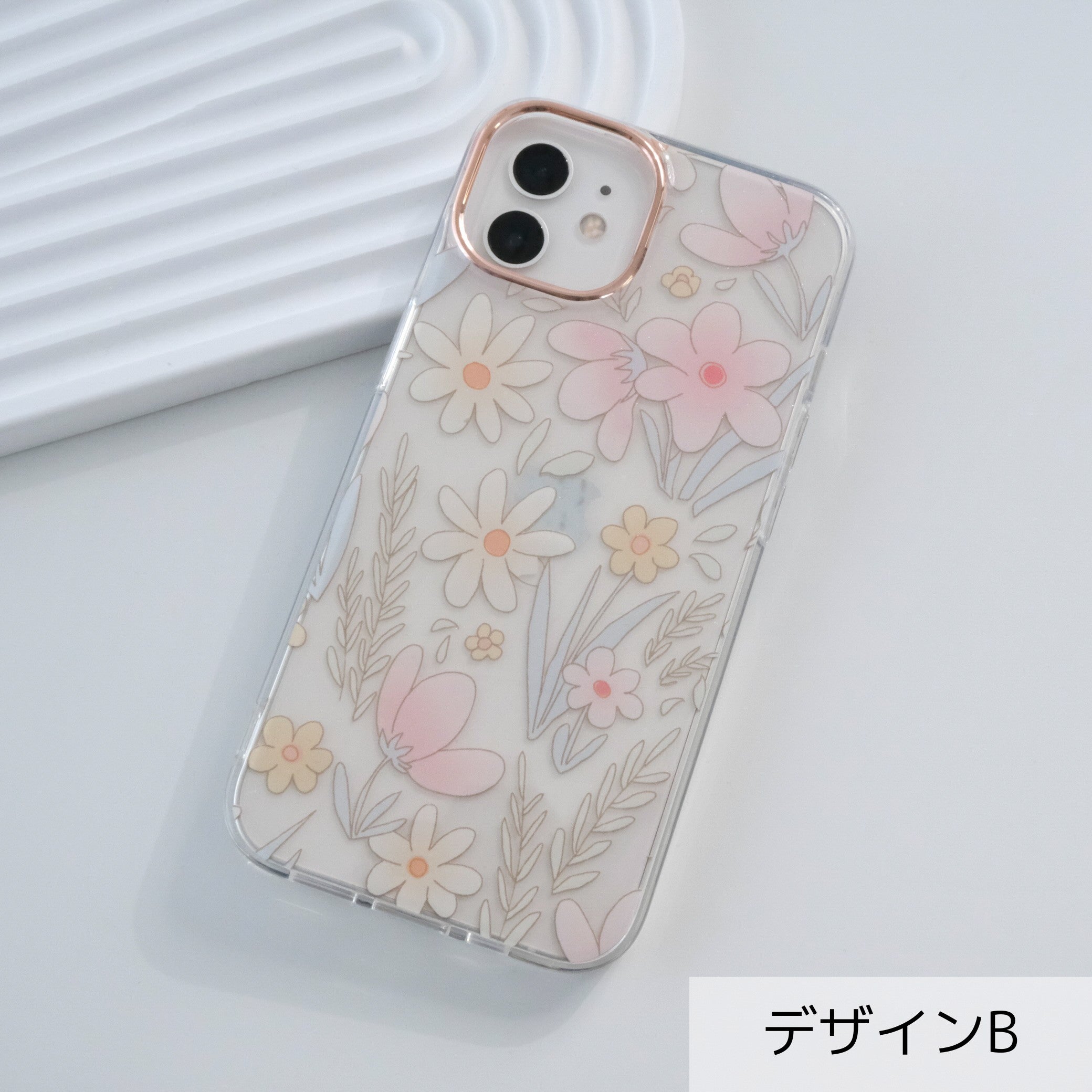 【フラワーデザイン】iPhoneケース クリアケース